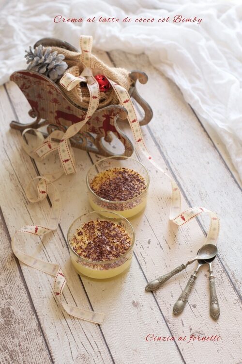 Crema di latte di cocco col bimby