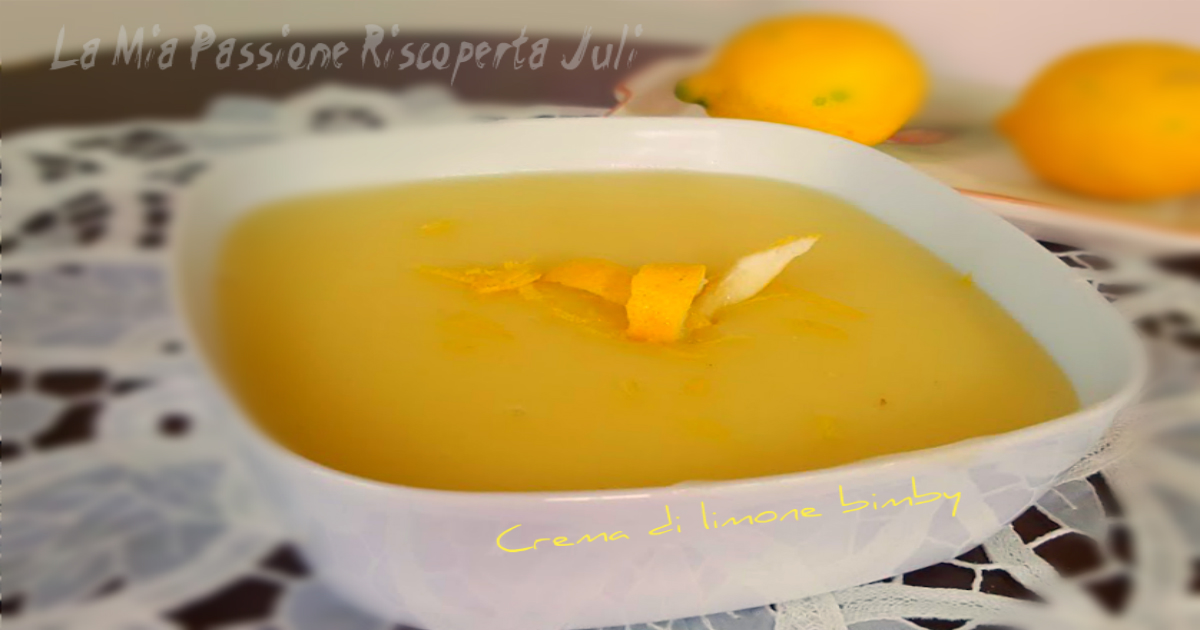 Crema di limone bimby tm5