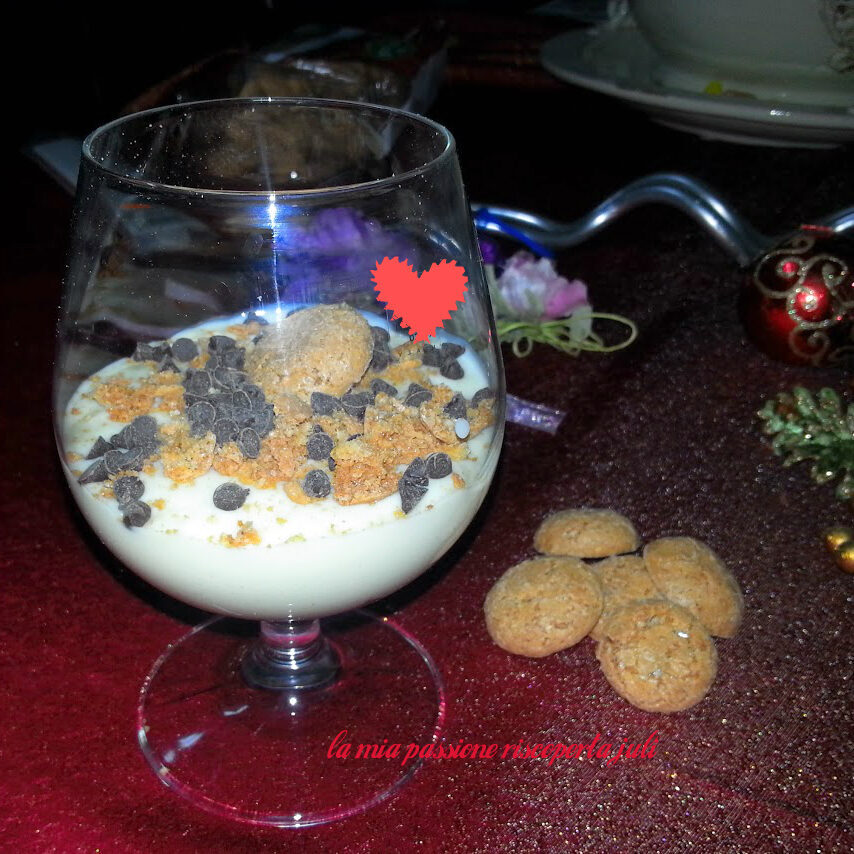 Crema di limone con amaretti