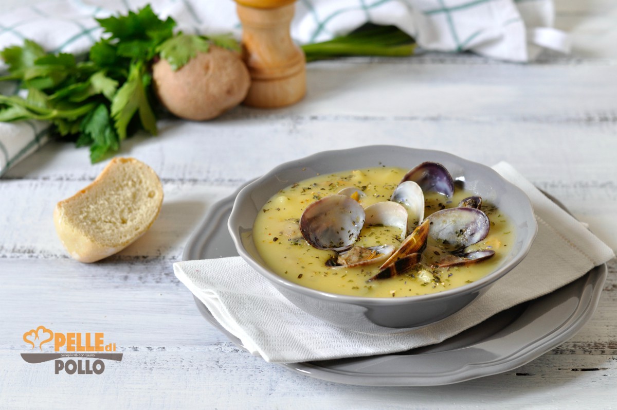 Crema di patate con vongole veraci