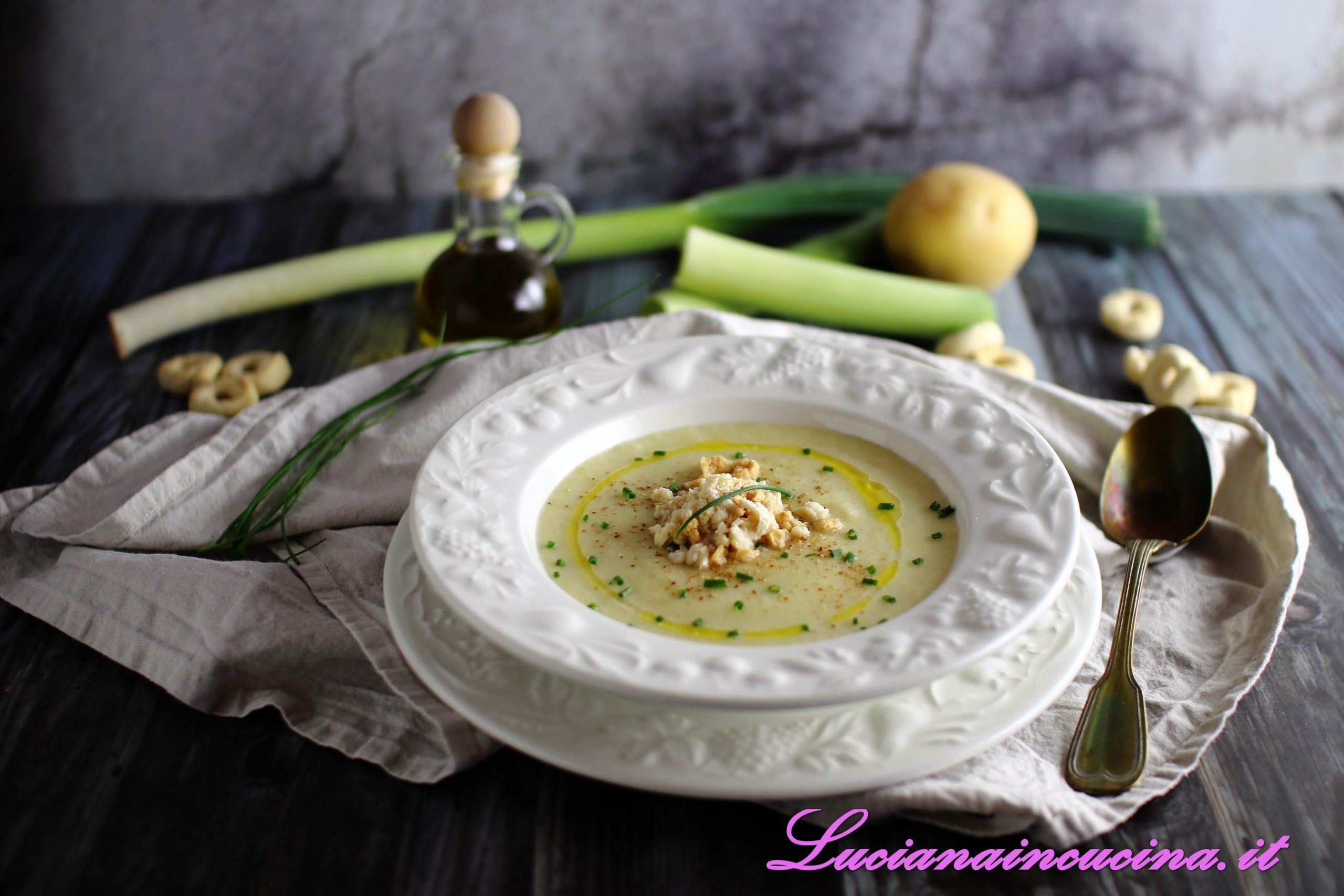 Crema di patate e porri