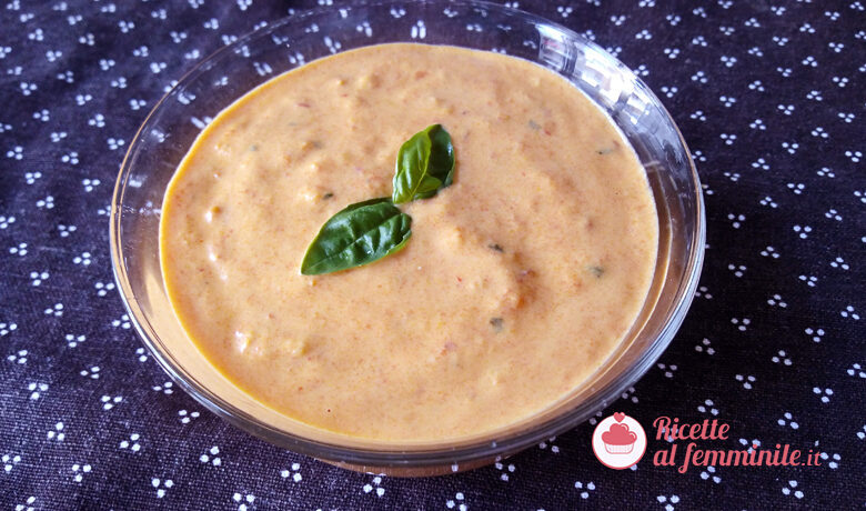 Crema di peperoni e philadelphia con bimby