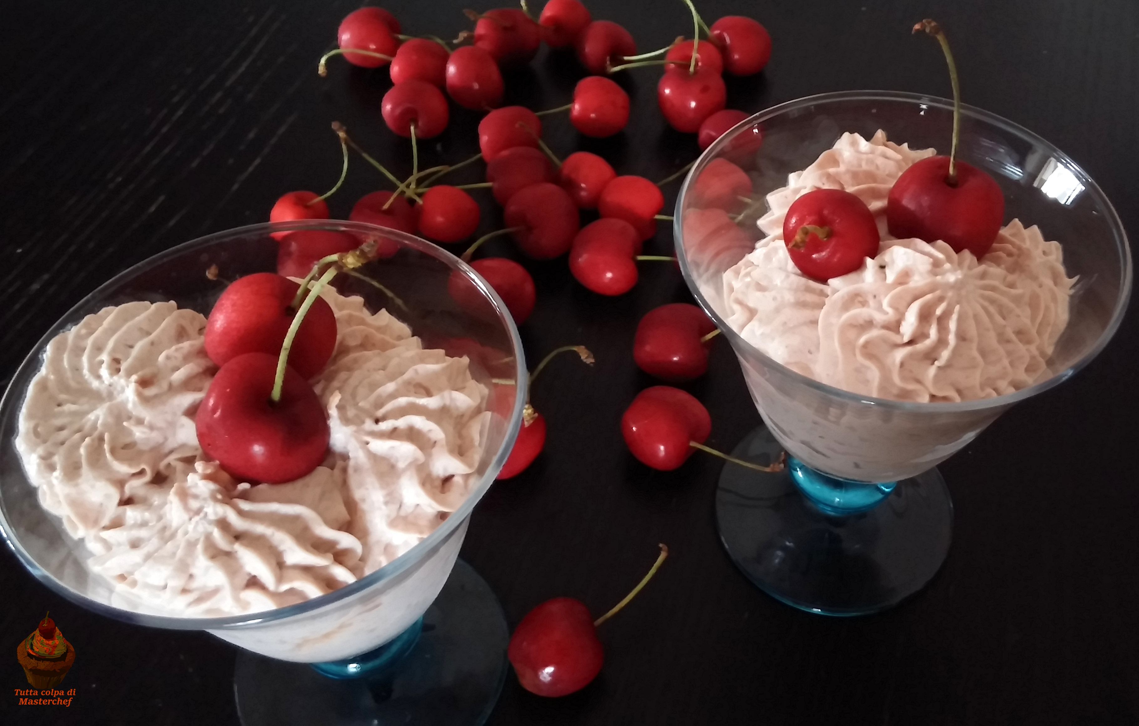 Crema di ricotta e ciliegie