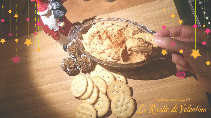 Crema di salmone per inzuppare crostini e patatine nei buffet delle feste