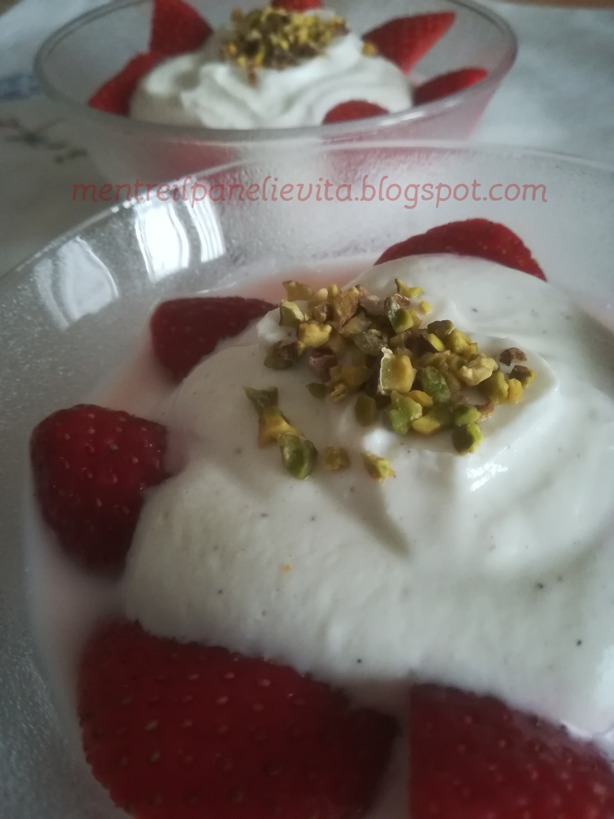 Crema di  yogurt greco e ricotta