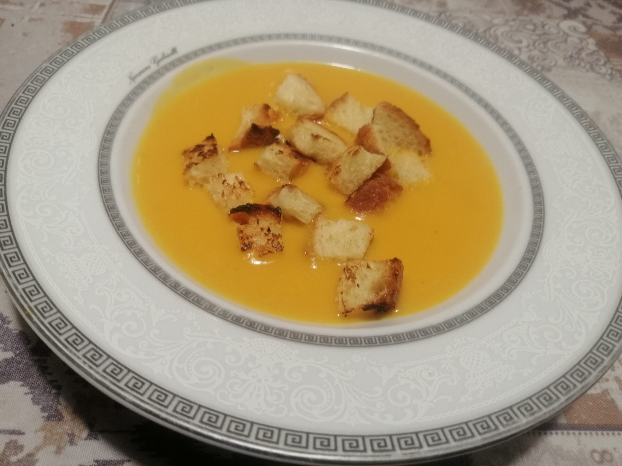 Crema di zucca e carote