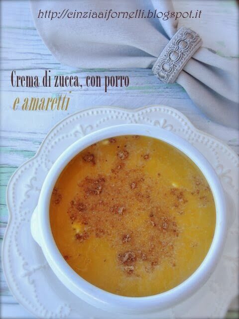 Crema di zucca e porri