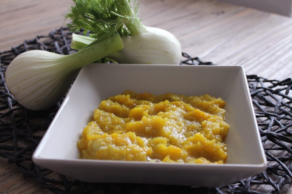 Crema finocchi e zafferano