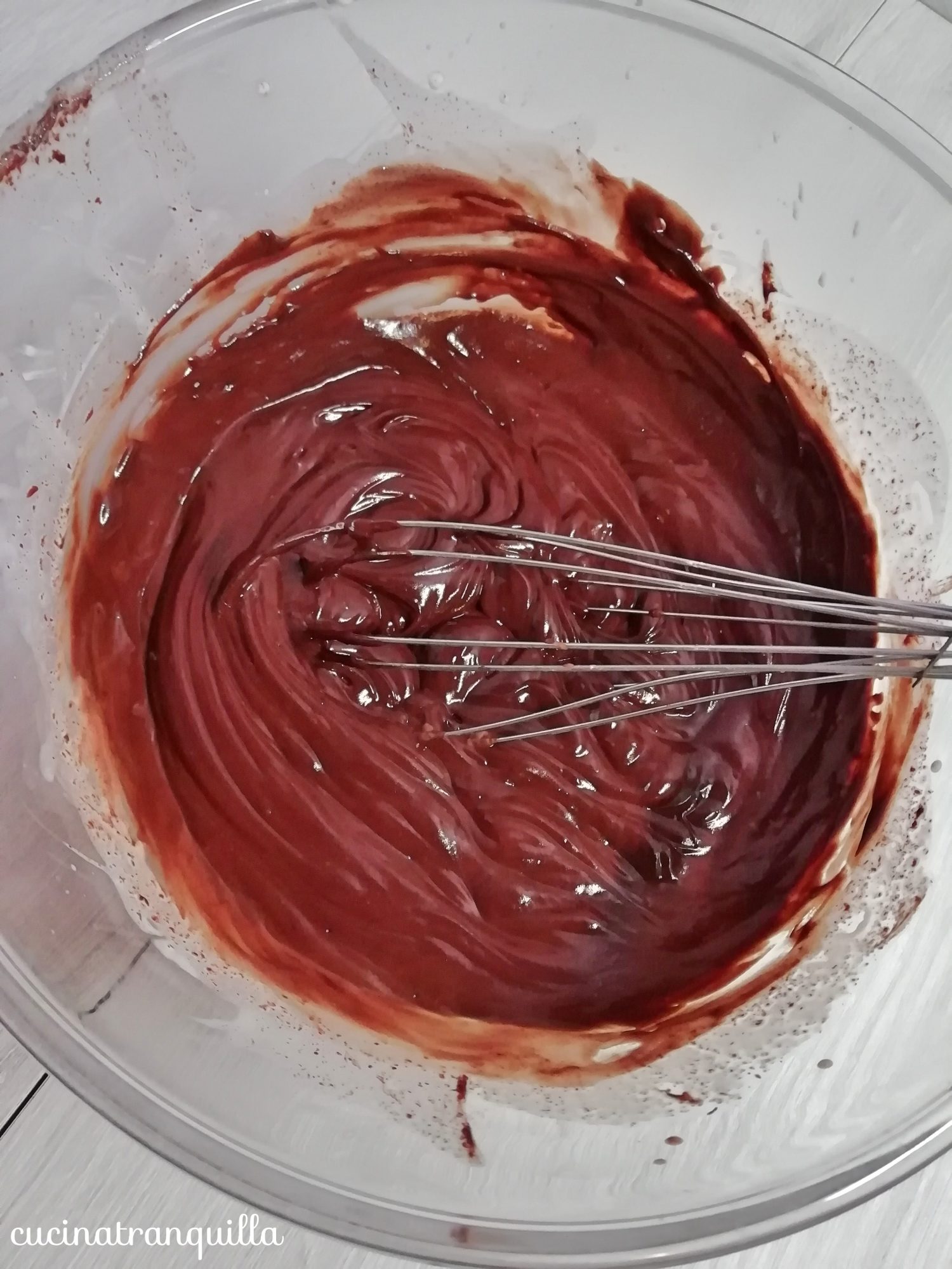 Crema ganache al cioccolato fondente (senza burro)