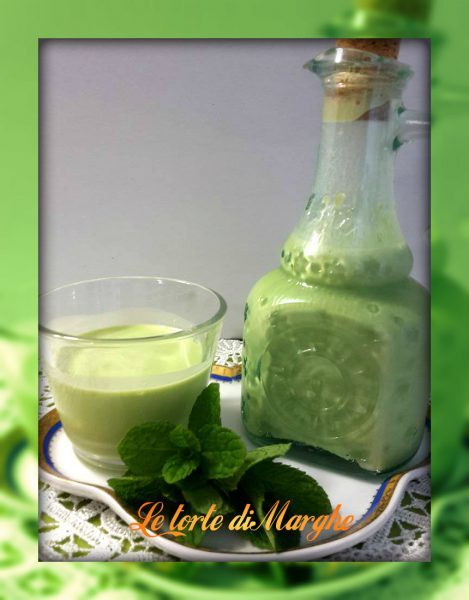 Crema liquore alla menta ricetta