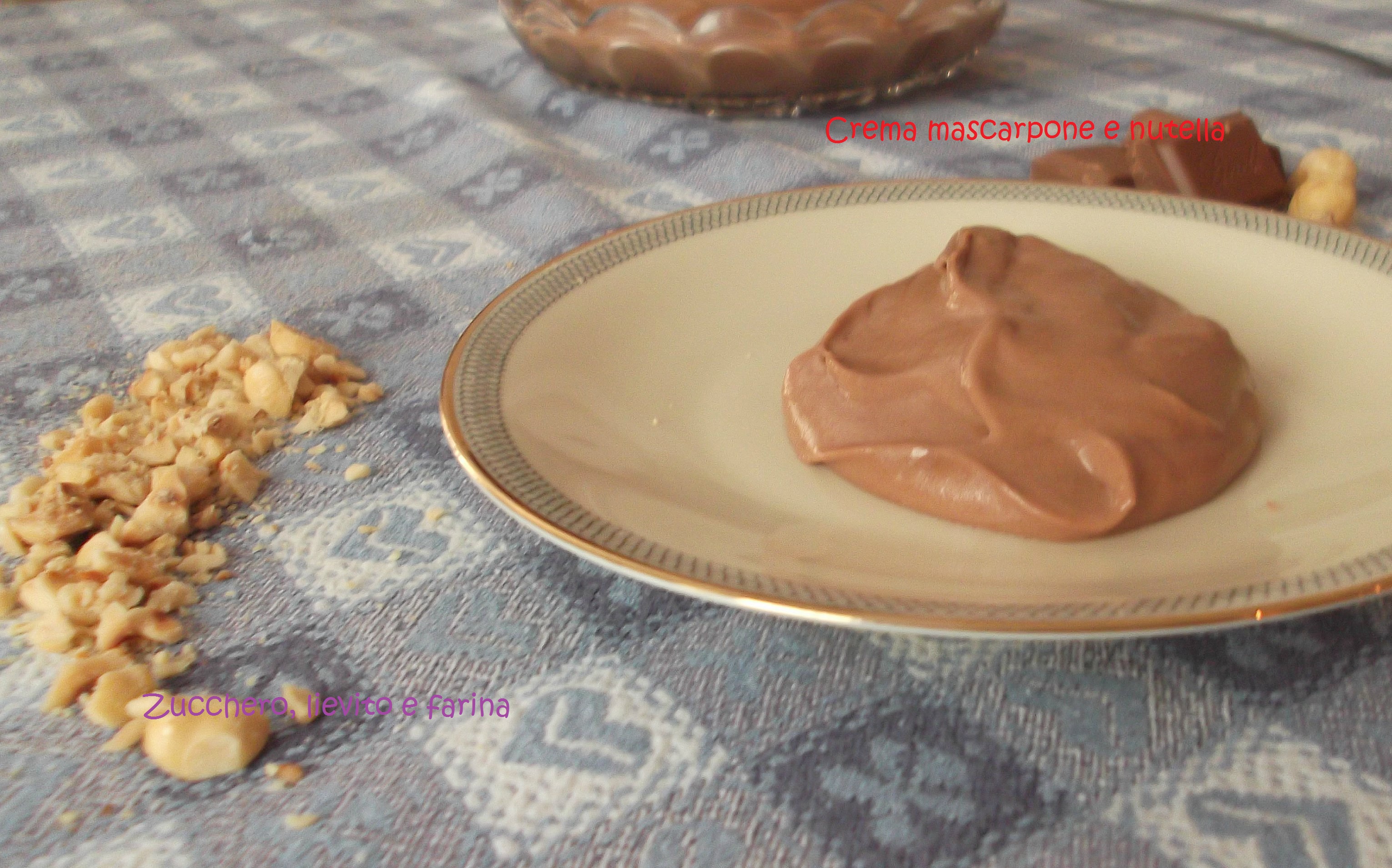 Crema mascarpone e nutella (veloce e senza cottura)