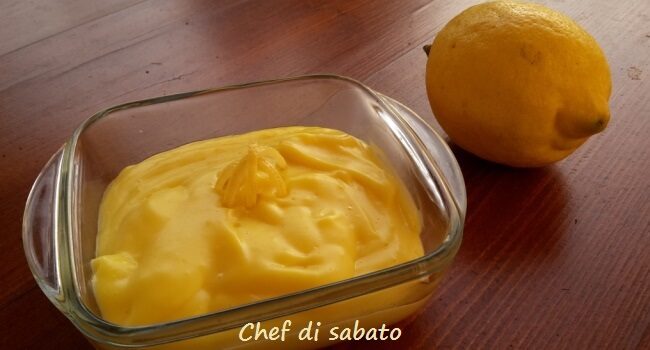 Crema pasticcera al limone