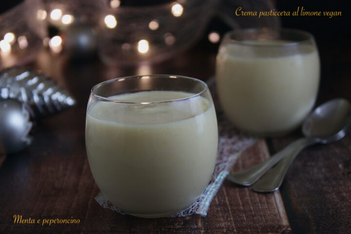 Crema pasticcera al limone vegan