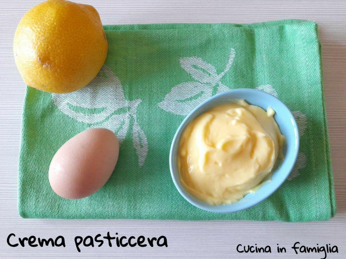 Crema pasticcera – aromatizzata al limone