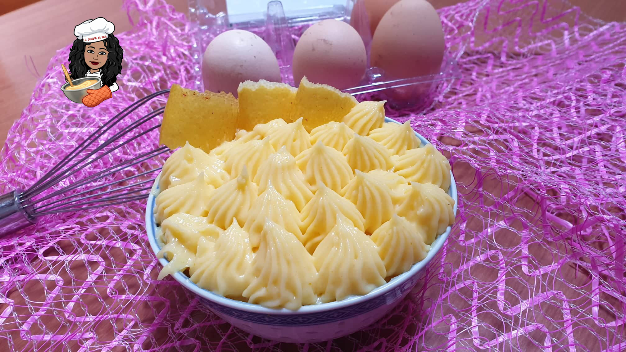 Crema pasticcera con uova intere