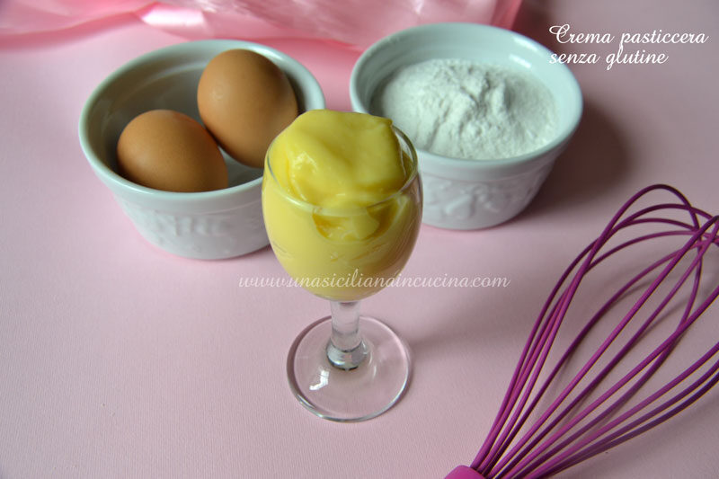 Crema pasticcera senza glutine