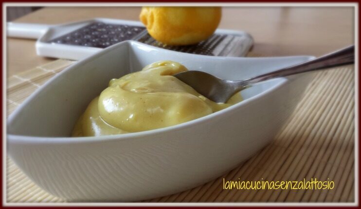 Crema pasticcera senza lattosio senza uova