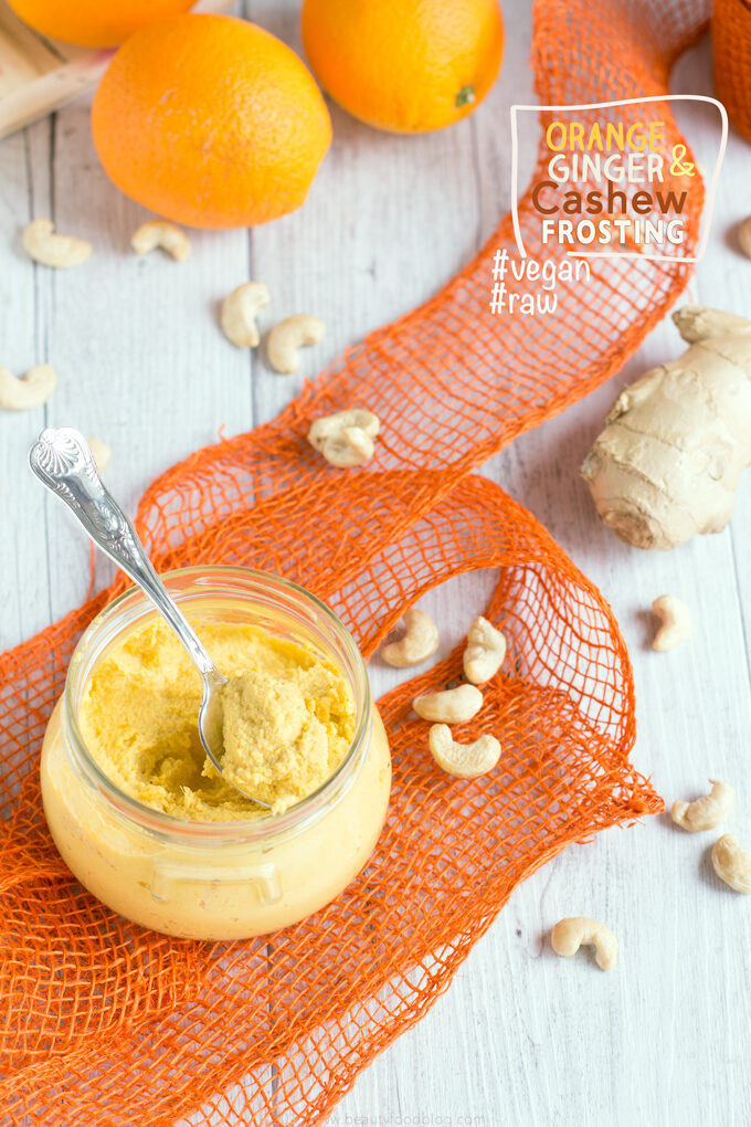 Crema raw agli anacardi con arancia e zenzero | vegan & glutenfree