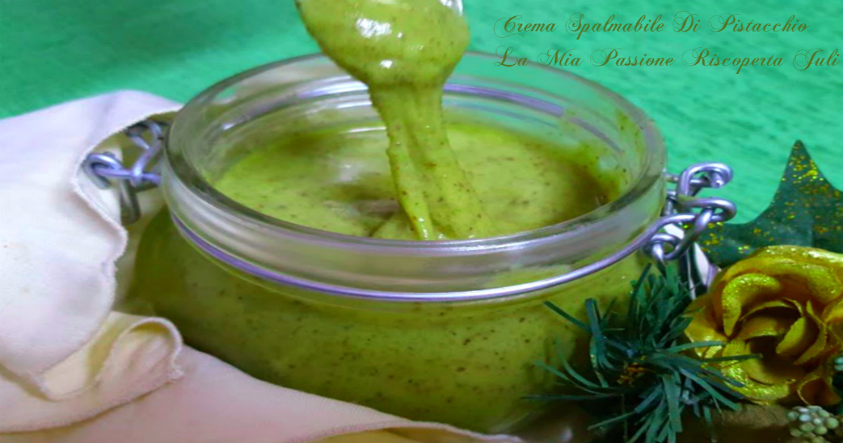 Crema spalmabile di pistacchio
