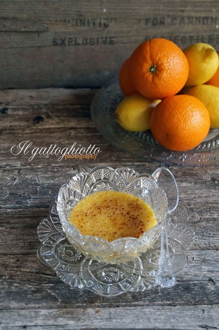 Creme brulèe agli agrumi