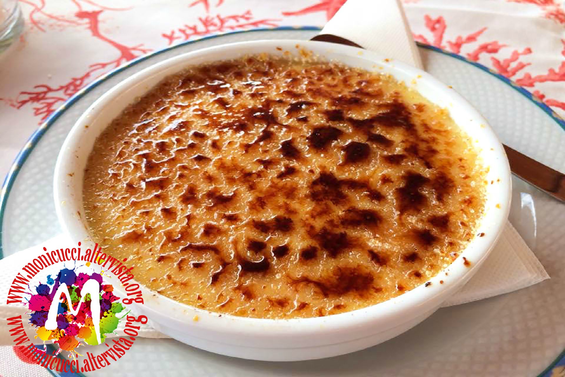 Creme brulee al mascarpone lime e zenzero