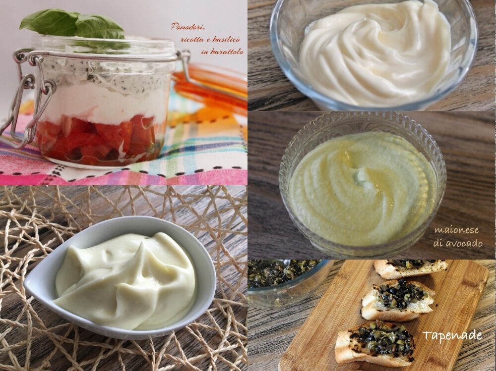 Creme e salsine per snack facili e veloci