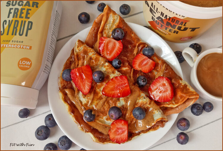 Crepes 2 ingredienti proteiche e low carb