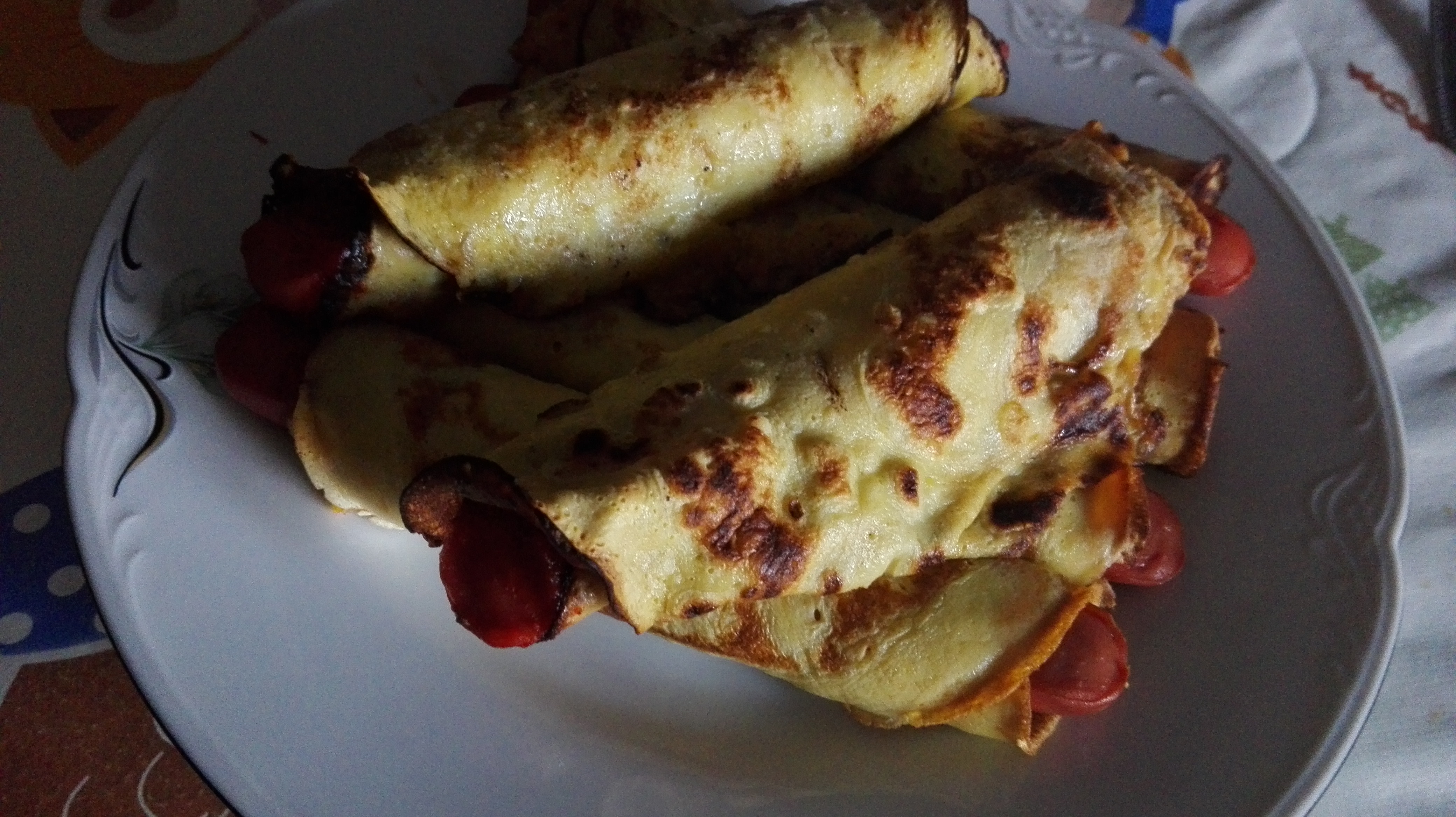 Crepes ai wurstel