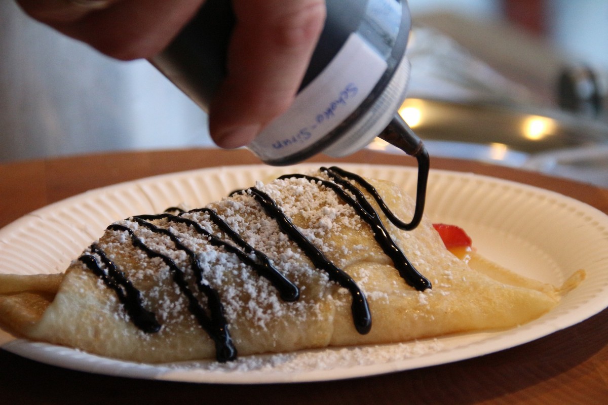 Crêpes al cioccolato fondente : ricetta veloce