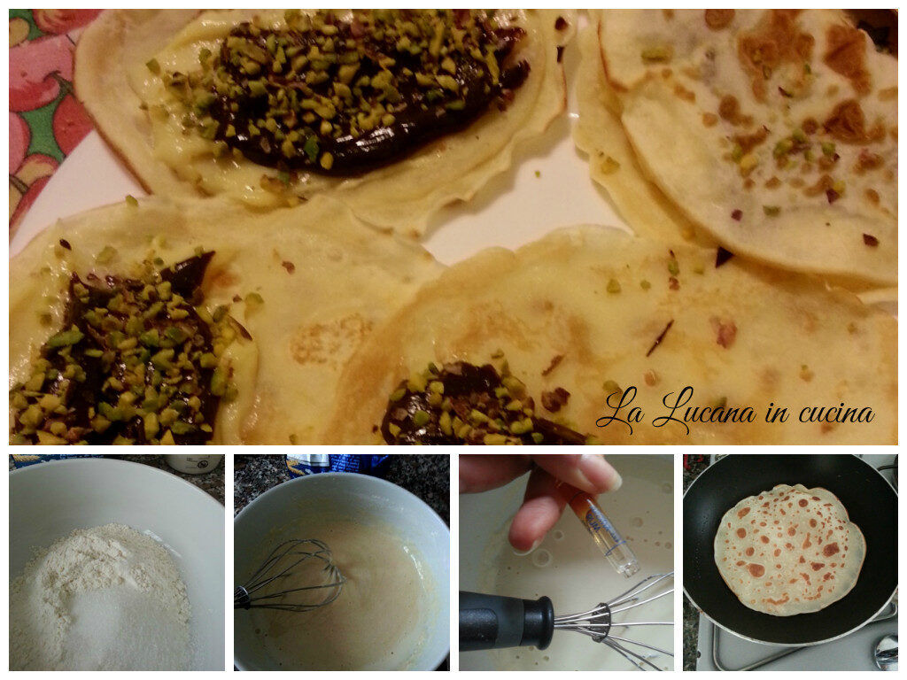 Crêpes al rum senza uova