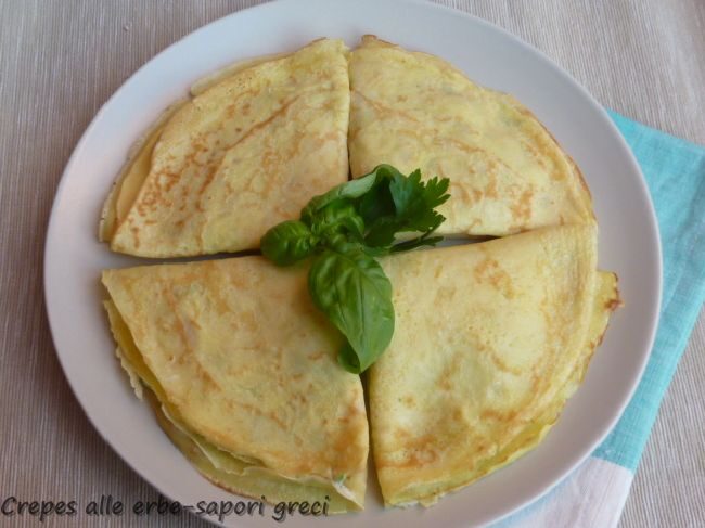 Crepes alle erbe