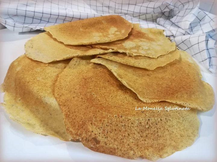 Crepes con farine di saraceno e riso