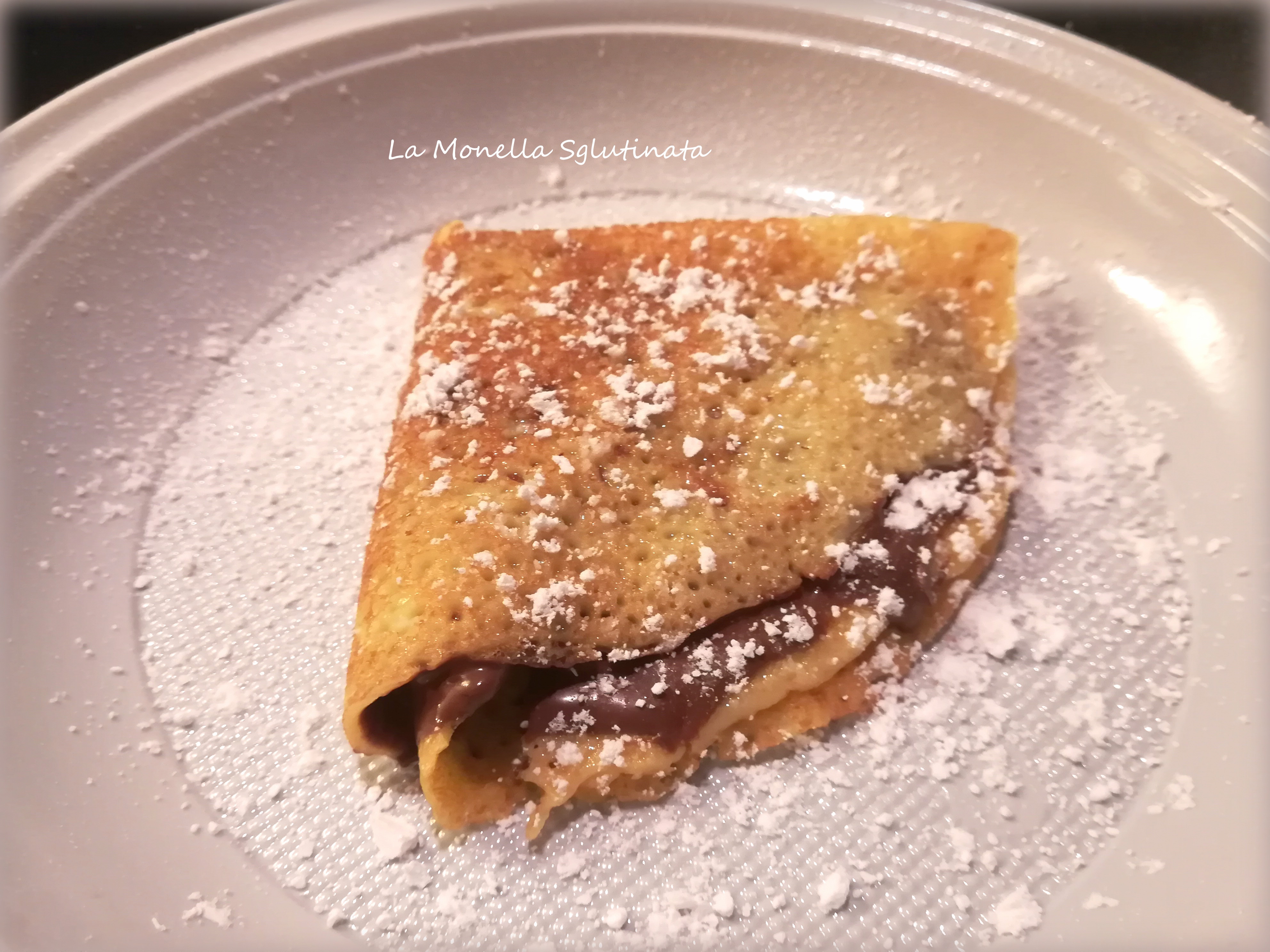 Crepes con la nutella in bottiglia senza glutine