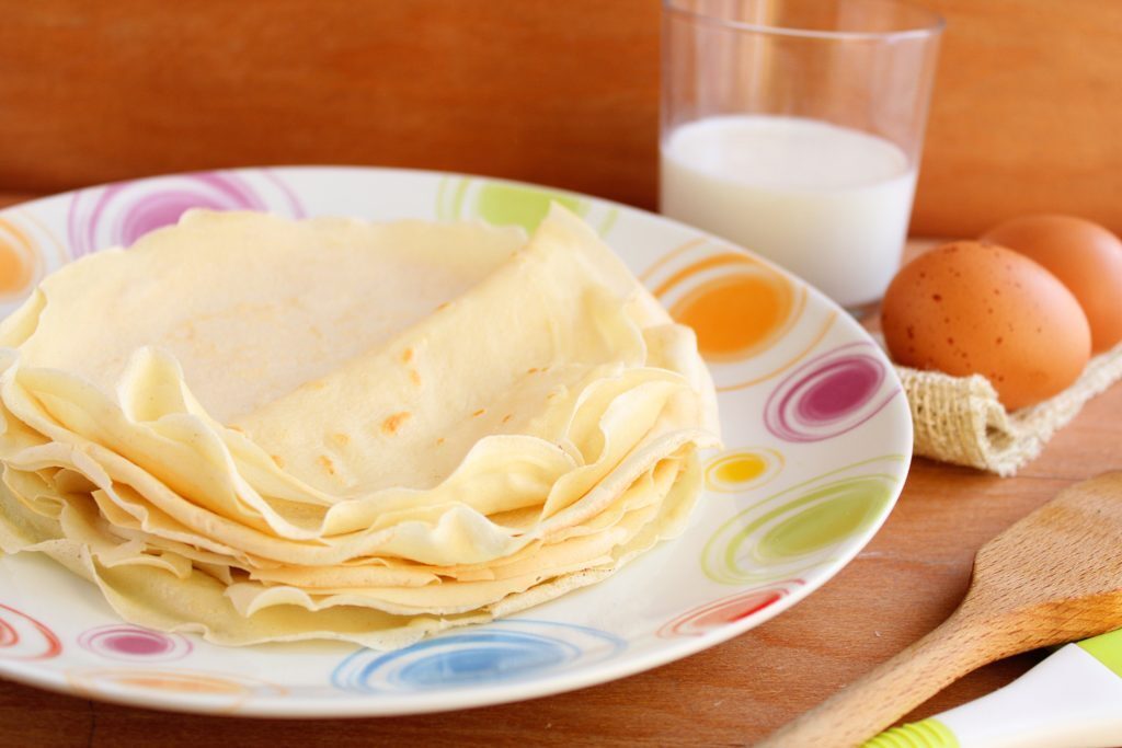 Crêpes di albumi