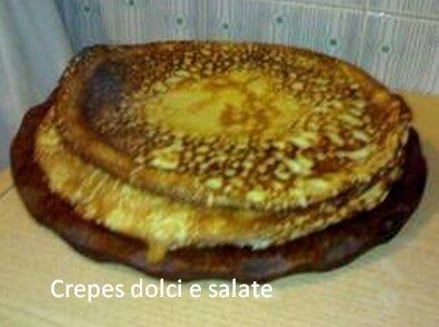 Crepes dolci e salate