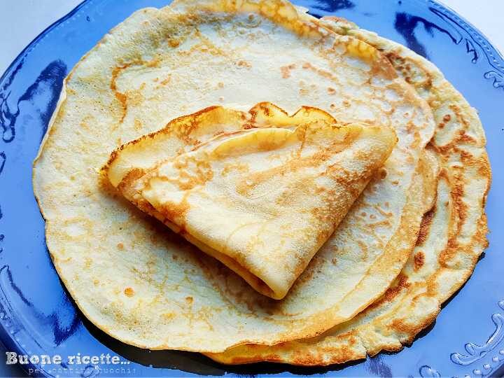Crepes dolci senza burro