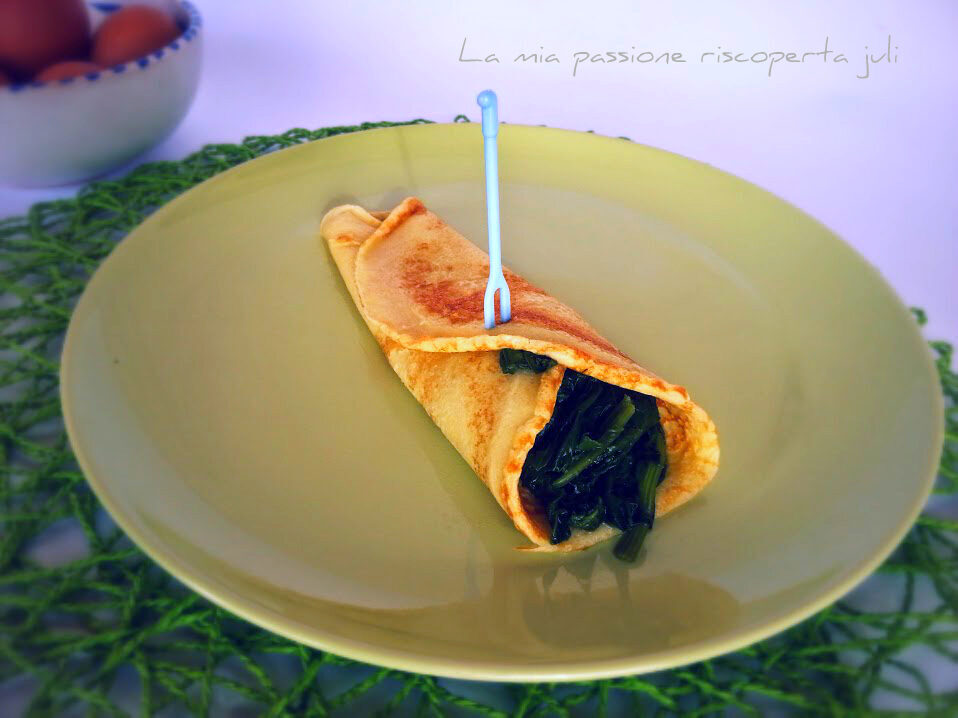 Crepes e spinaci
