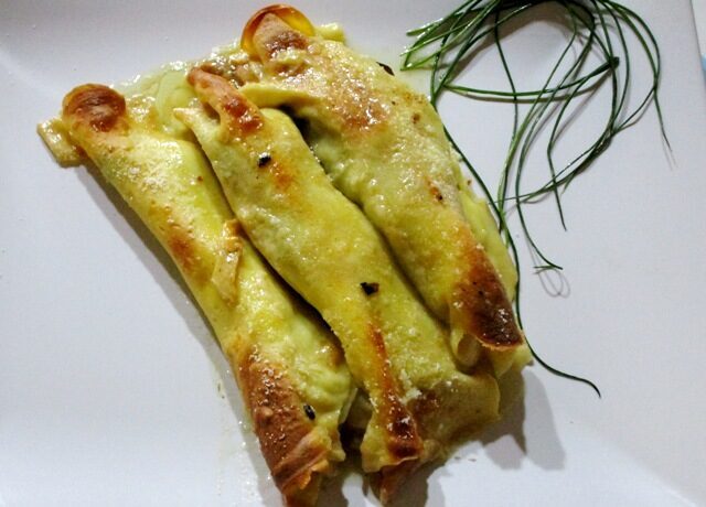 Crêpes farcite al forno