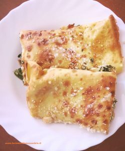 Crepes ricotta e spinaci