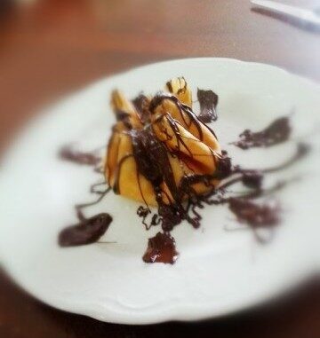 Crepes saccottino di ricotta e nutella