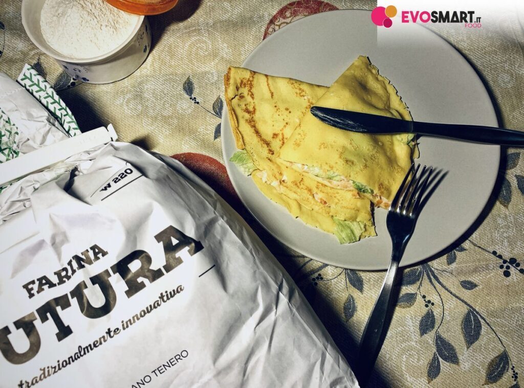 Crepês salata con salmone e besciamella: completamente home-made