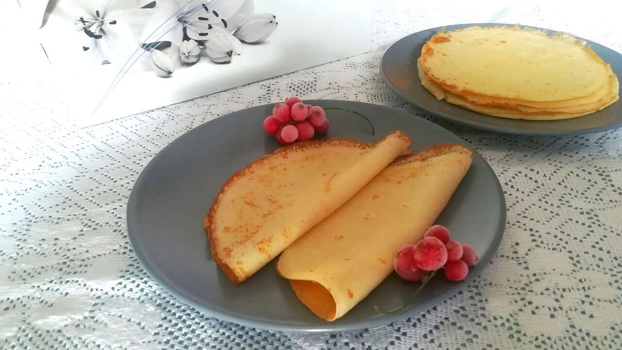 Crepes senza glutine, ricetta base con e senza Bimby