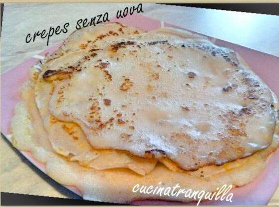 Crepes senza uova