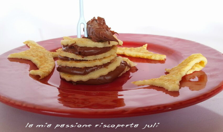 Creps al cucchiaino, nutella
