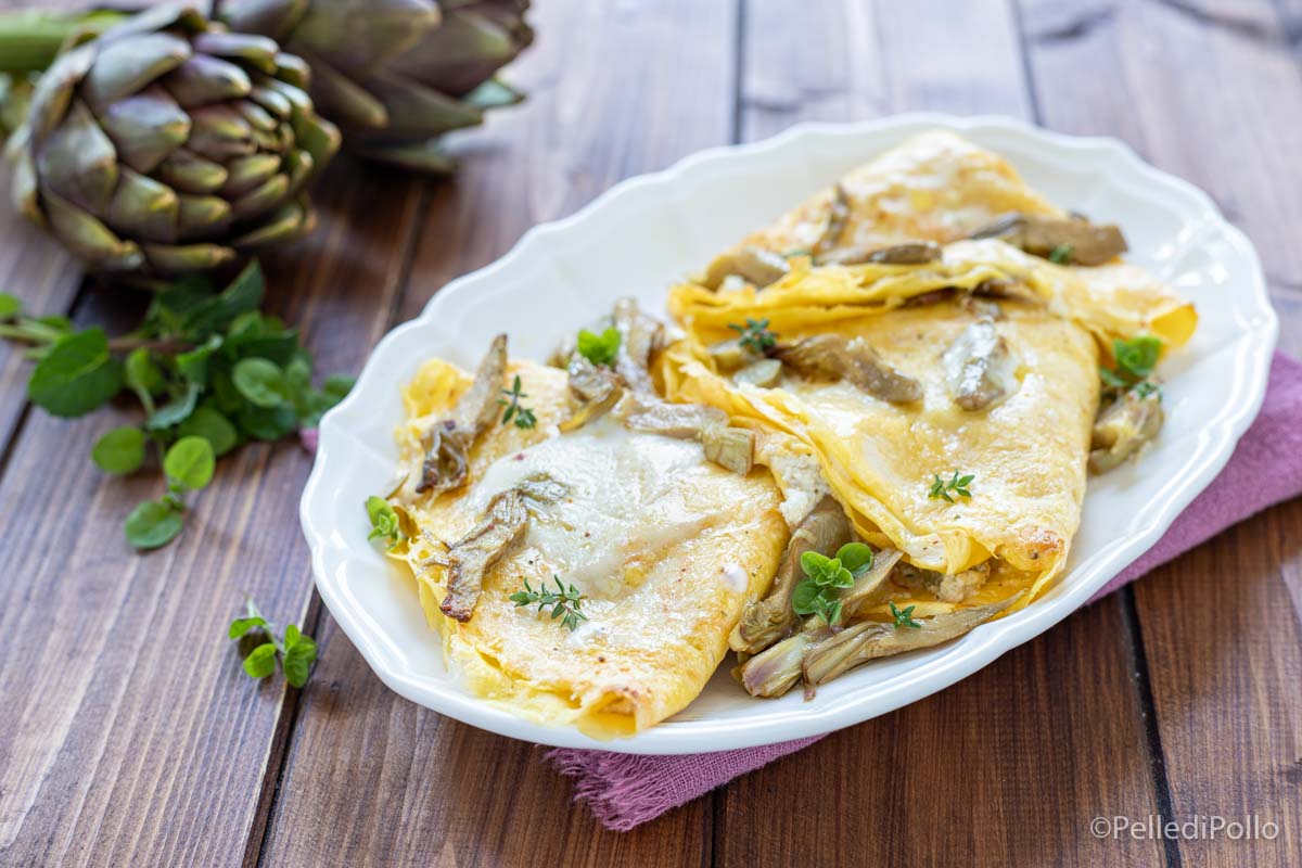Crespelle ai carciofi