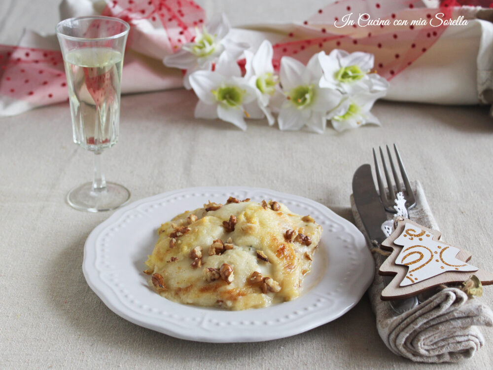 Crespelle ai formaggi e noci
