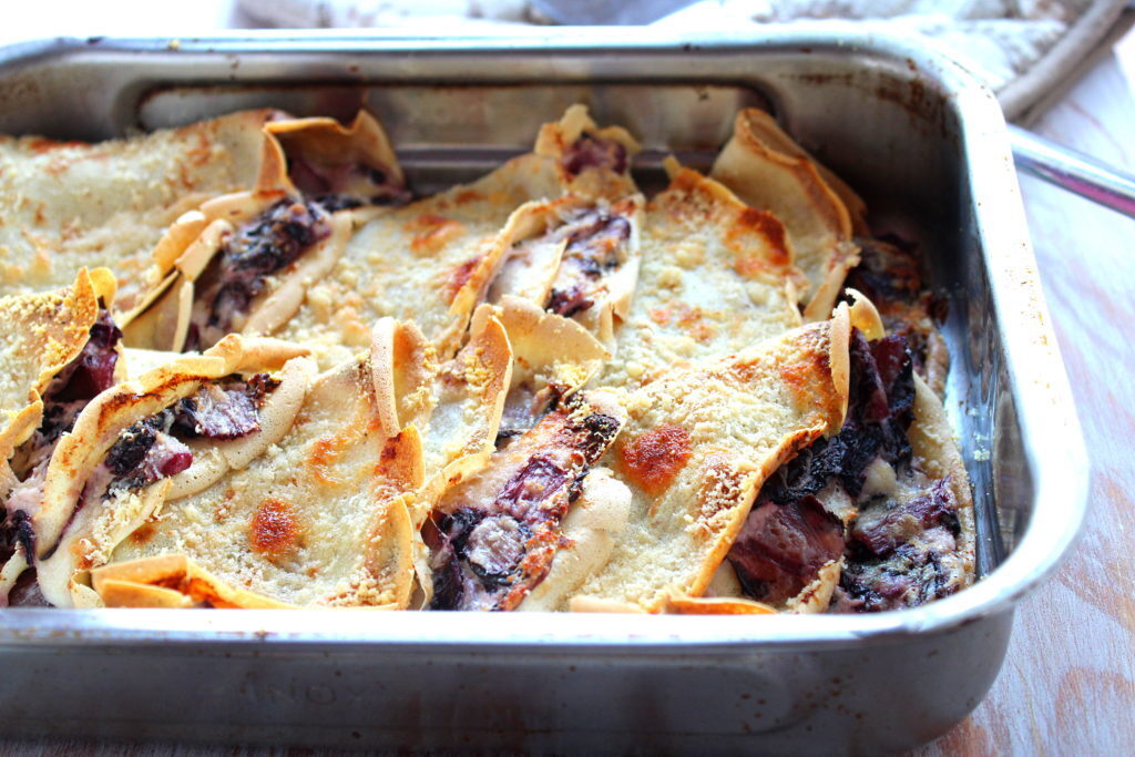 Crespelle al radicchio