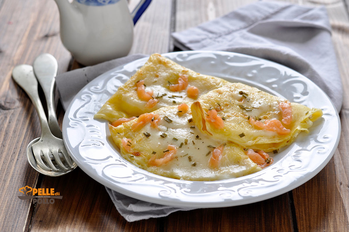 Crespelle al salmone affumicato