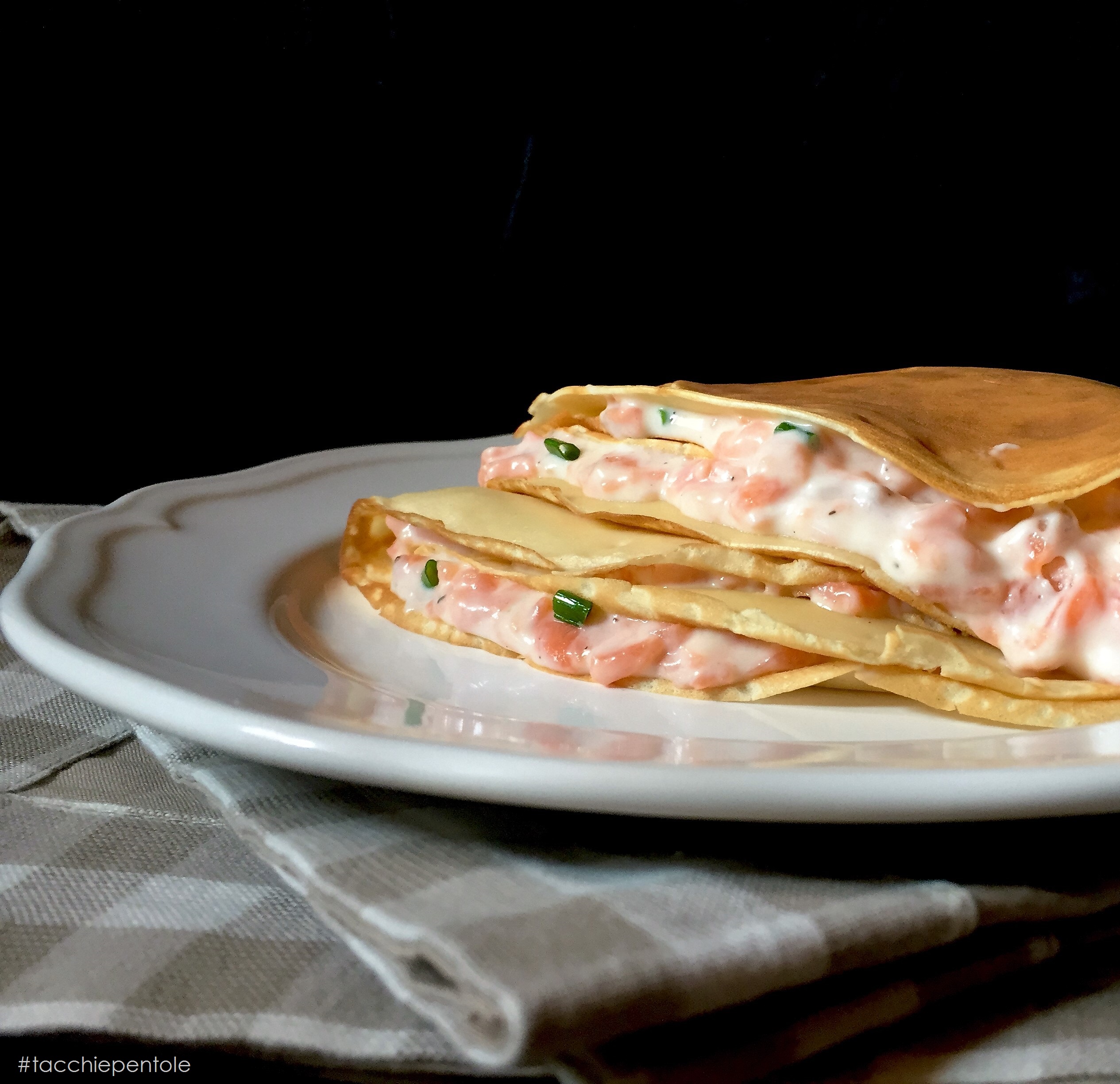 Crespelle al salmone