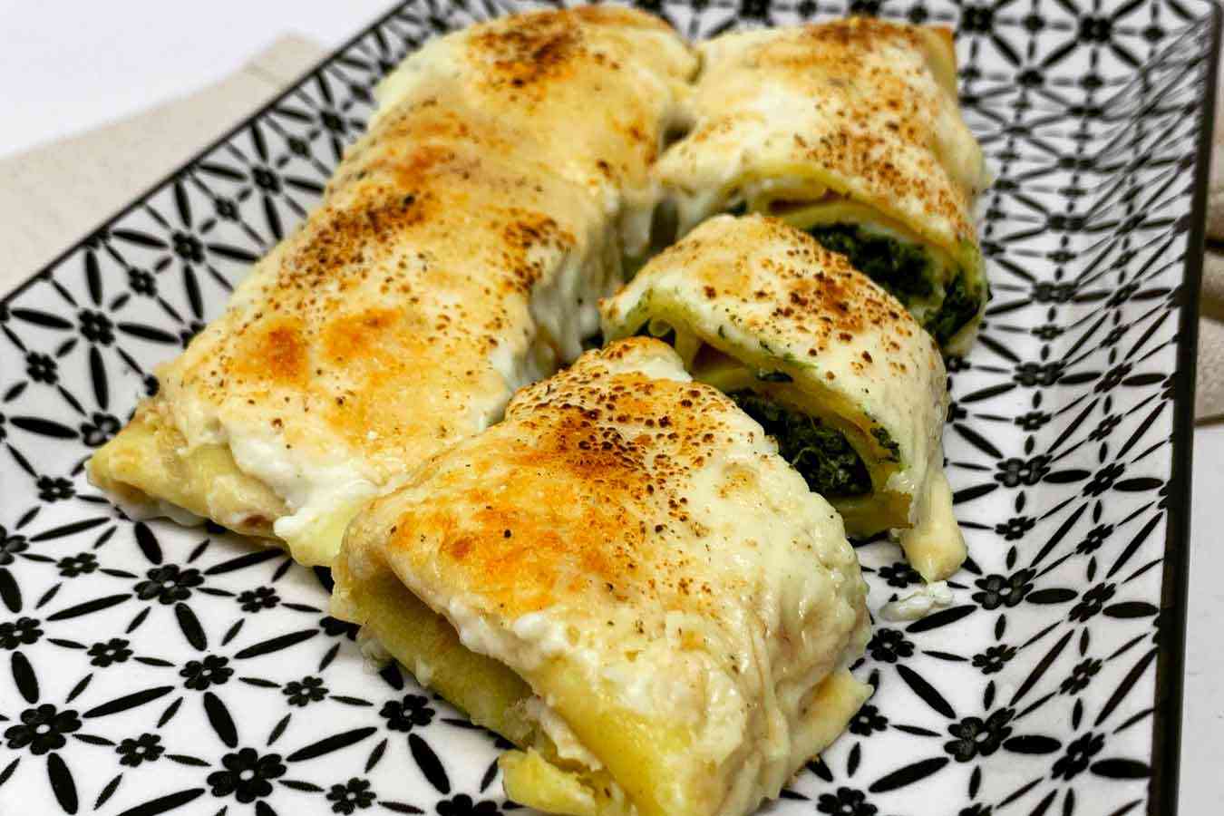 Crespelle alle rosolacce e ricotta